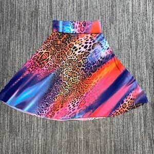Venus Womens Size Small Medium Mini Halter Dress Multicolor Animal Print *Read‎